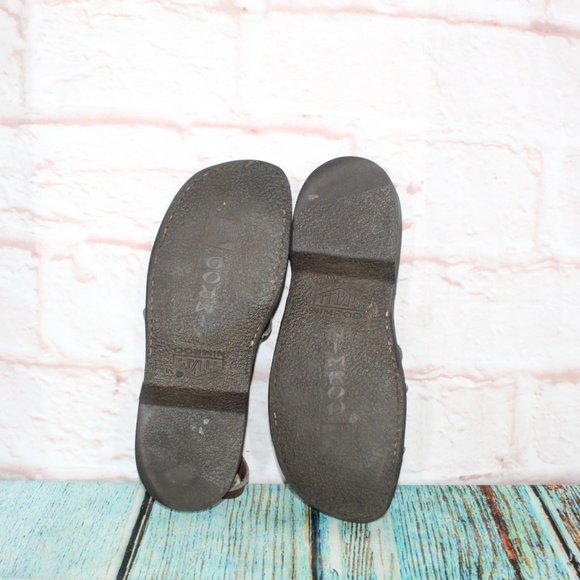 *Nimrod Unisex Brown Leather Casual Slingback Biblical Strappy Sandals Size __ - Picture 10 of 10